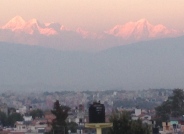 Himalayans from the roof.. amazing view